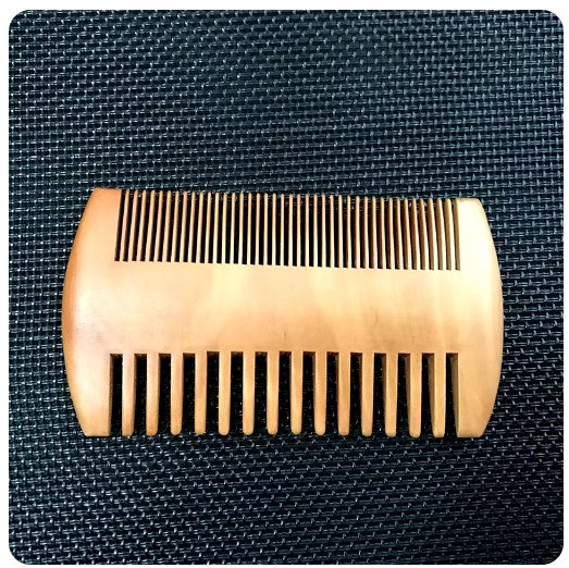 UNMJ dual sided pocket beard comb